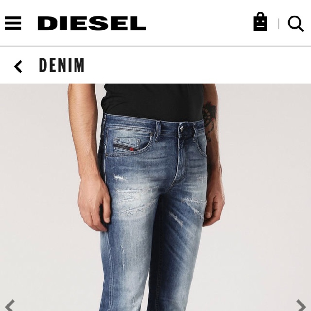 Diesel Jeans Nevy Skinny Jeans